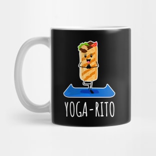 Yoga-Rito Funny Burrito Doing Yoga Mug